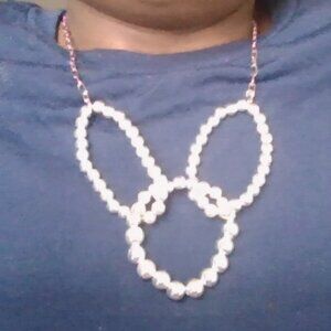 handmade circle bonjo necklace